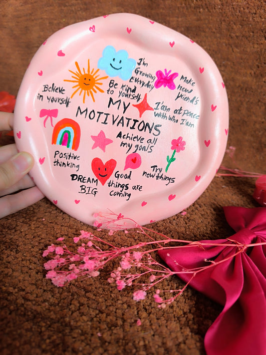 Handmade motivational tray💯