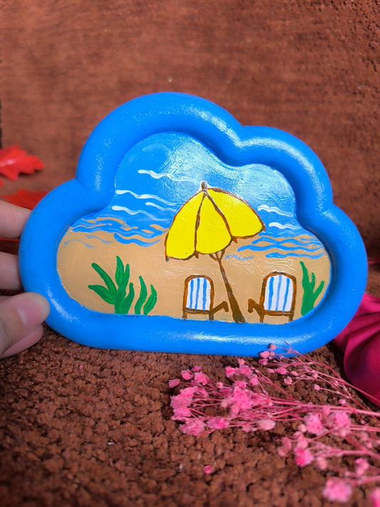 Beach theme cloud tray🏖️