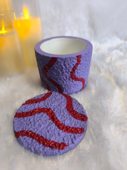 Plum wave jar 💜