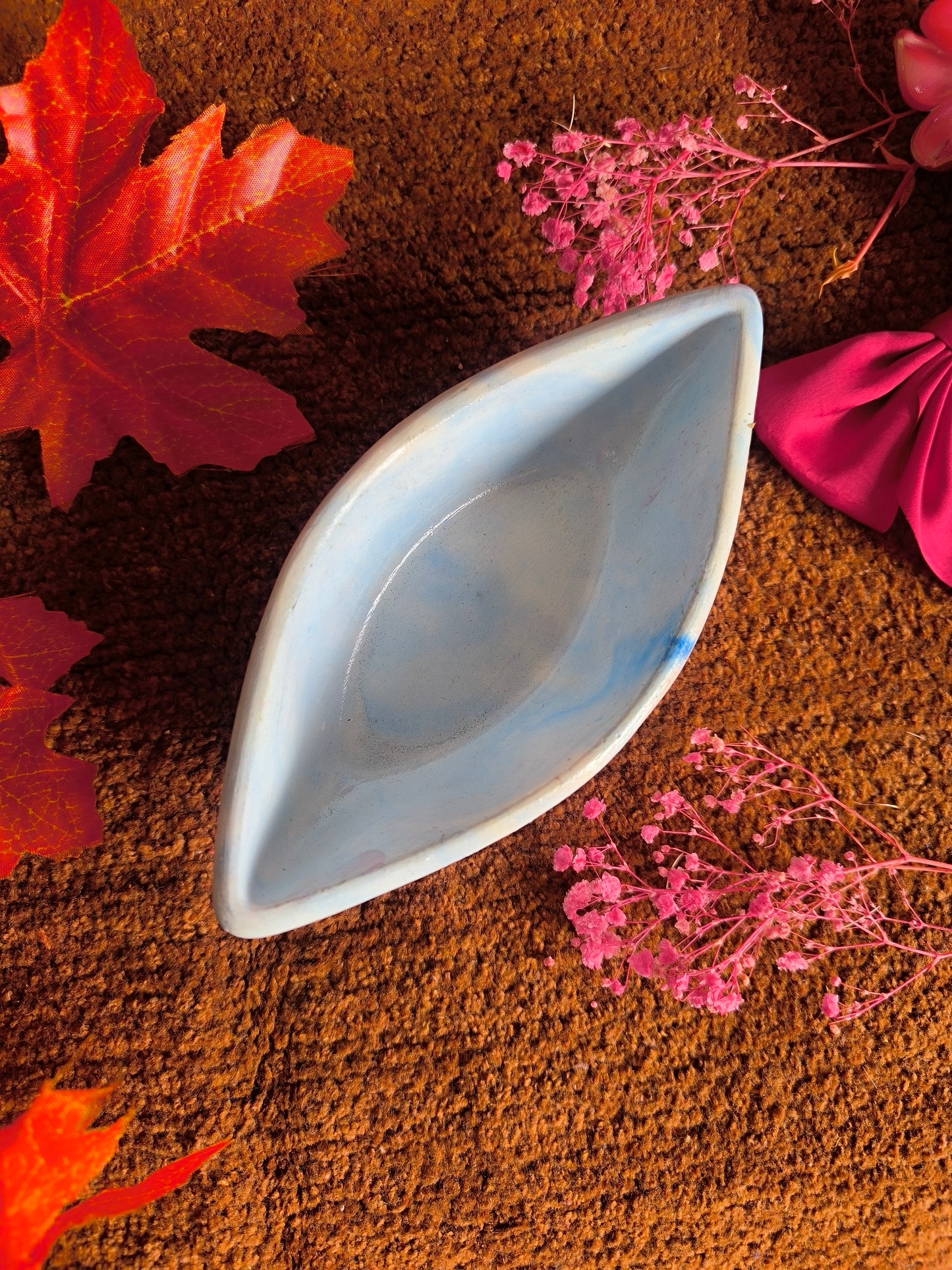 Marble sky blue boat ⛵