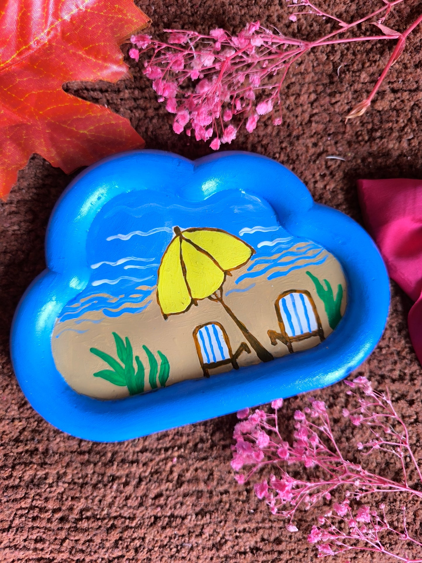 Beach theme cloud tray🏖️