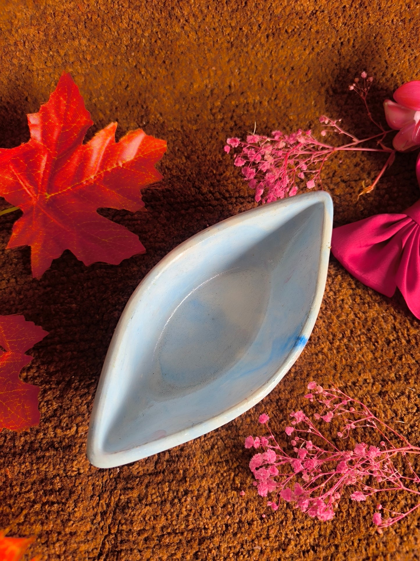 Marble sky blue boat ⛵