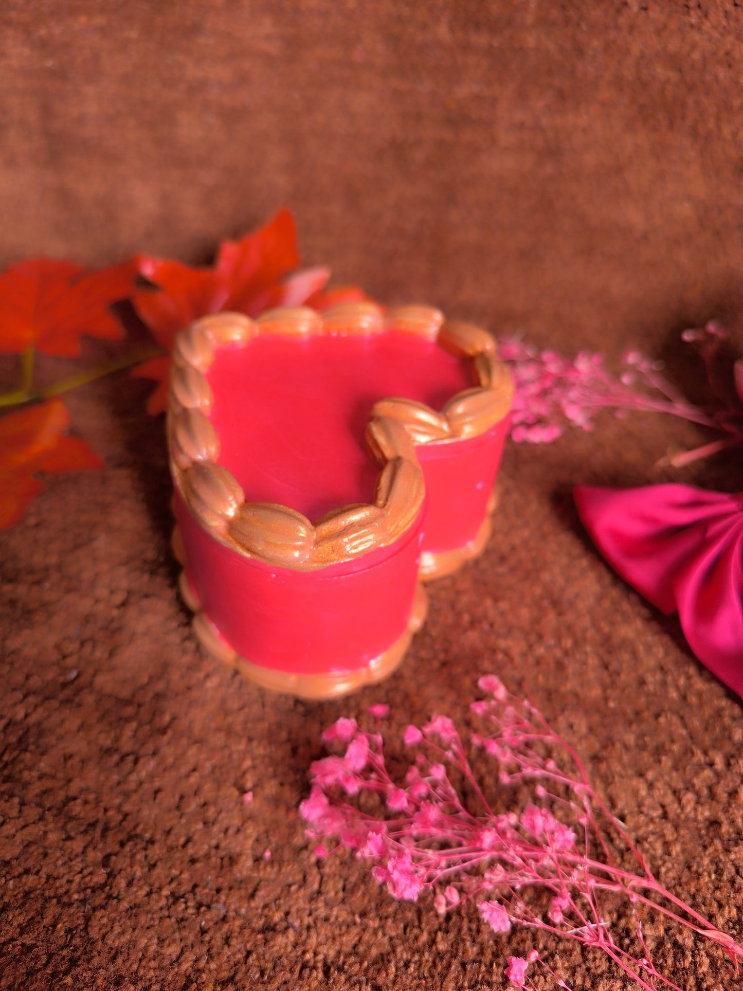 Copper Red heart box♥️