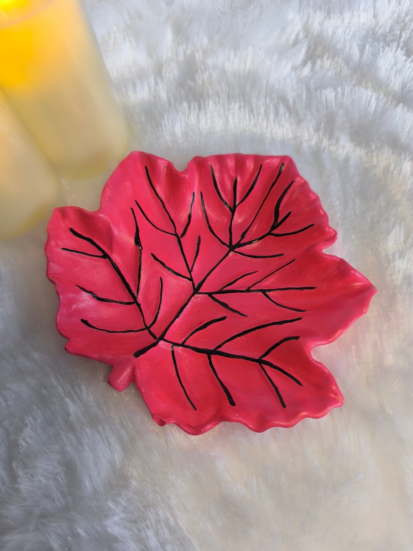 💗Blush leaf tray🍁